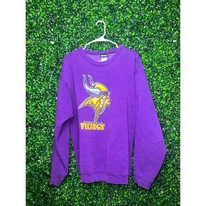 Vintage NFL VIKINGS PRO PLAYER CREWNECK SZ XL